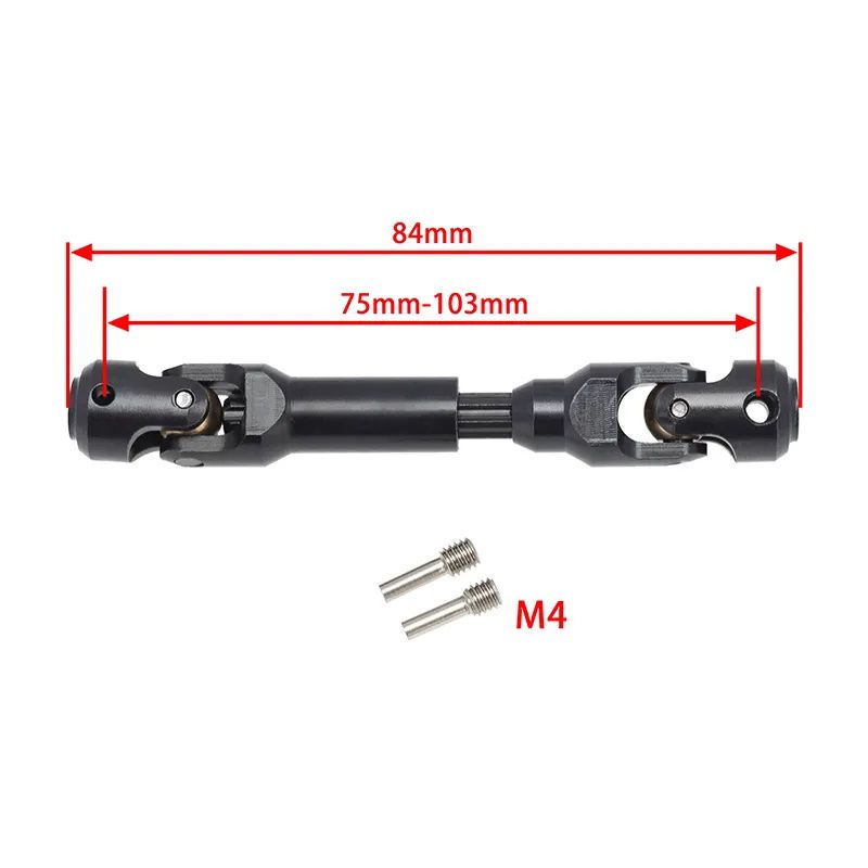 Power Hobby Universal Spline Drive Shaft CVD 75-103mm (1) TRX-4 Wraith 5212