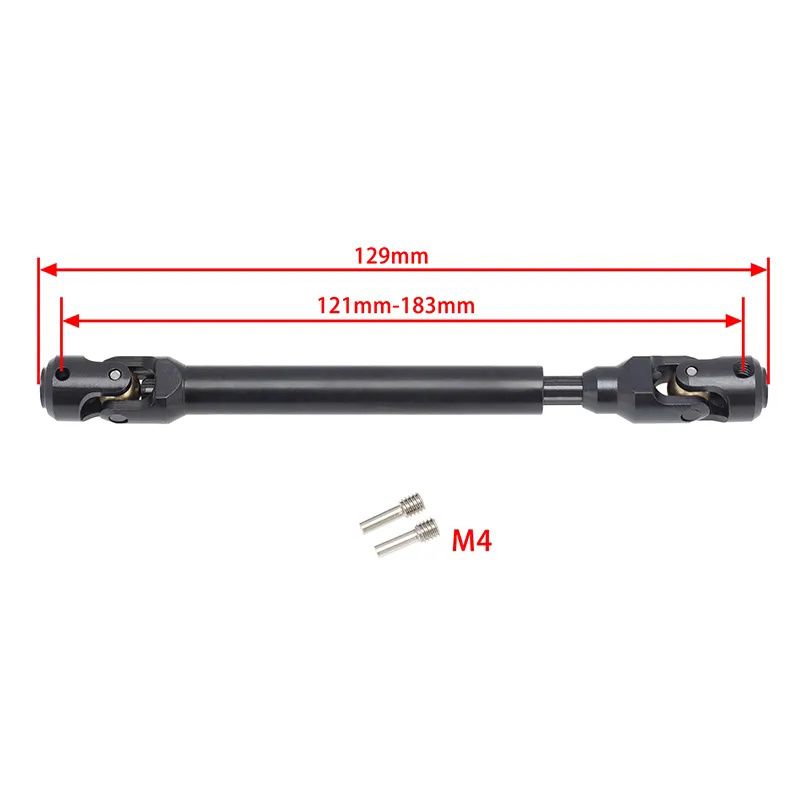 Power Hobby Universal Spline Drive Shaft CVD 121-183mm (1) Wraith SCX10 5216