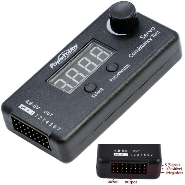 Power Hobby RC Digital Servo Tester / ESC Consistency Tester