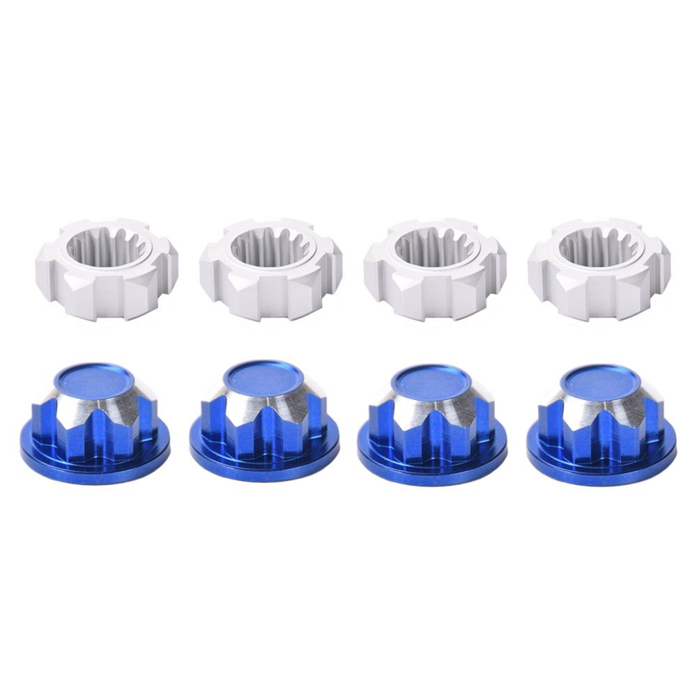 Power Hobby 24mm Wheel Adapters & 17mm Wheel Nutsfor X-Maxx 4x4