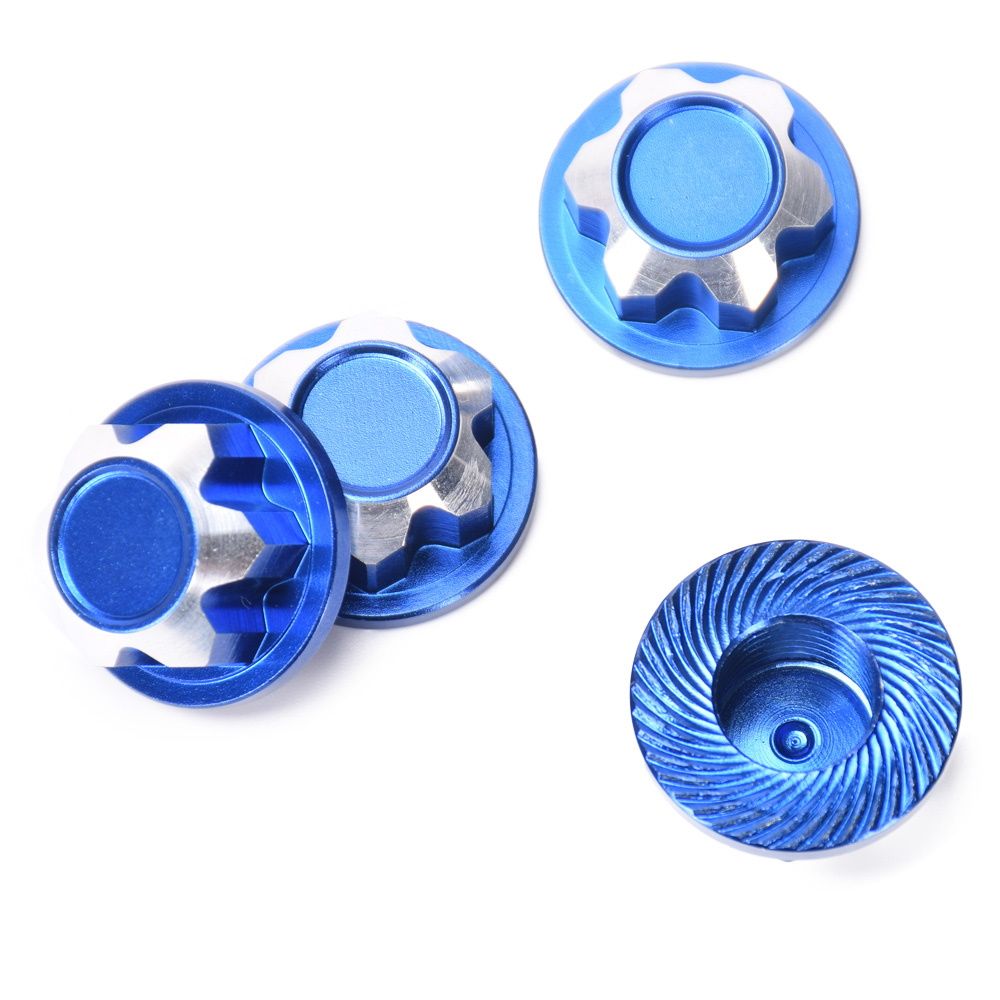 Power Hobby 24mm Wheel Adapters & 17mm Wheel Nutsfor X-Maxx 4x4