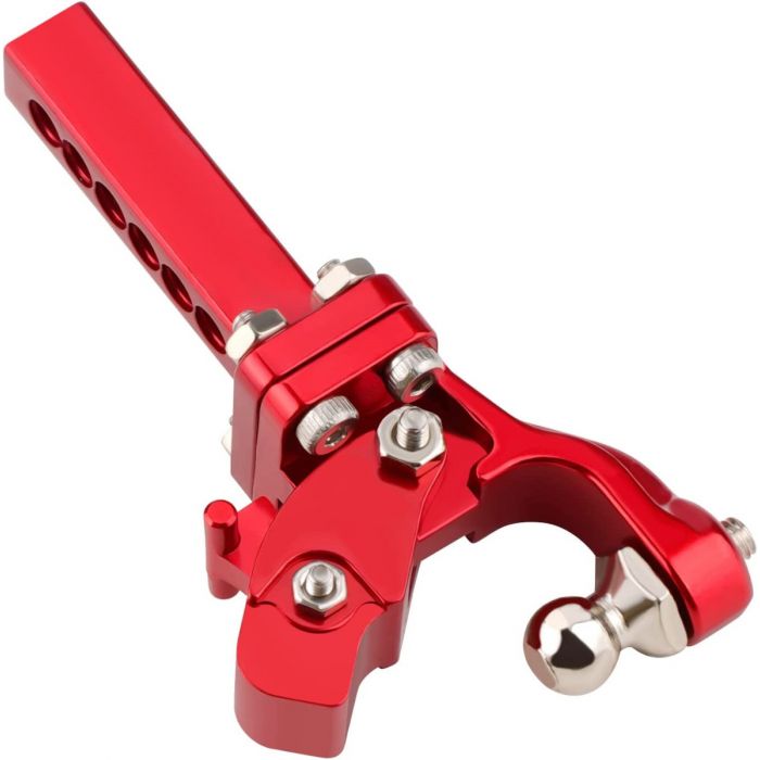 Power Hobby Rescue Tow Trailer Hook Hitch Red 1/10 Crawler