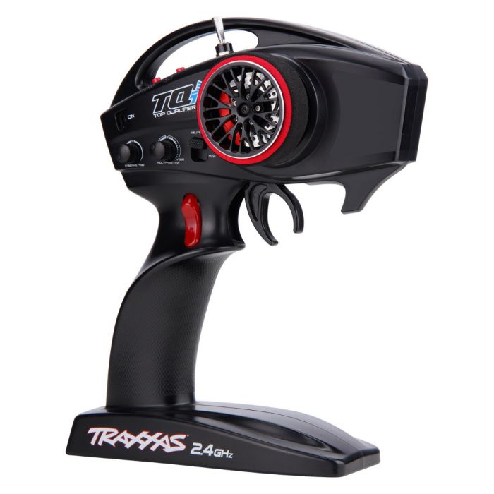 Power Hobby Metal Steering Transmitter Wheel Black Traxxas TQI