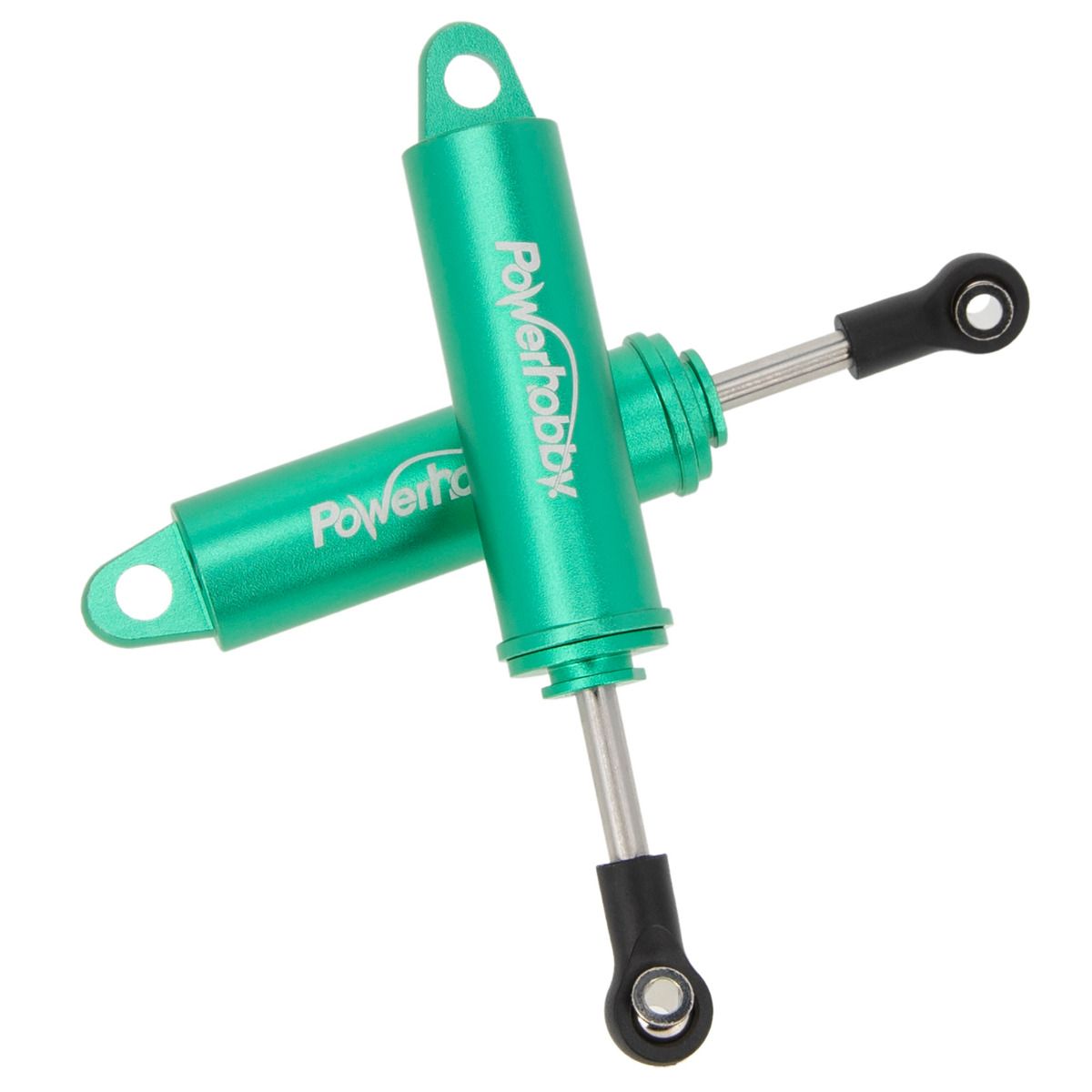 Power Hobby 80mm Promatics Two Stage Internal Spring Shocks Green