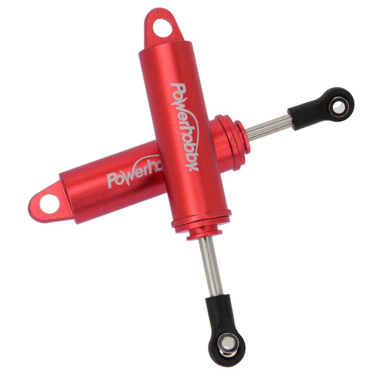 Power Hobby 80mm Promatics Two Stage Internal Spring Shocks Red