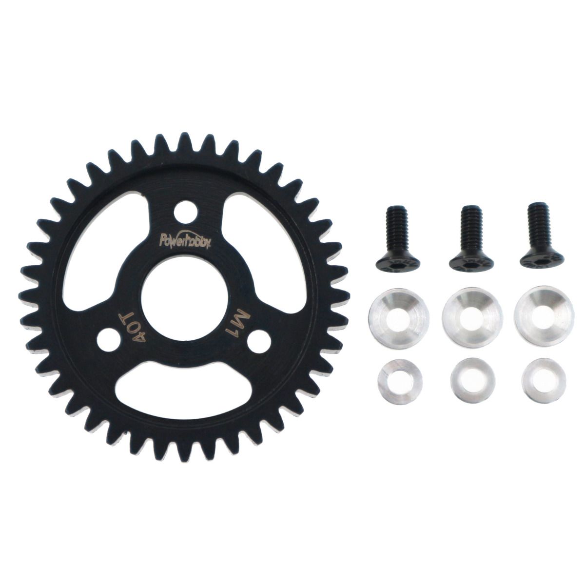 Power Hobby Mod 1 40T Hardened Steel Spur Gear, for Traxxas Revo/Slayer 5822