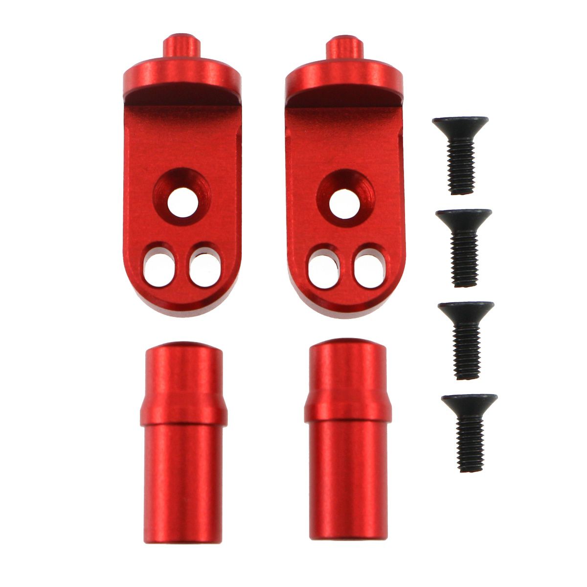 Power Hobby 7075 Aluminum Foot Pegs Set Red Losi Promoto MX 5868RED