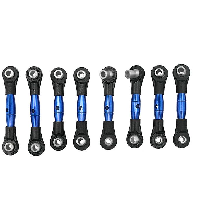 Power Hobby Aluminum Tie Rod & Steering Link Set Blue, for Traxxas 6087BLUE