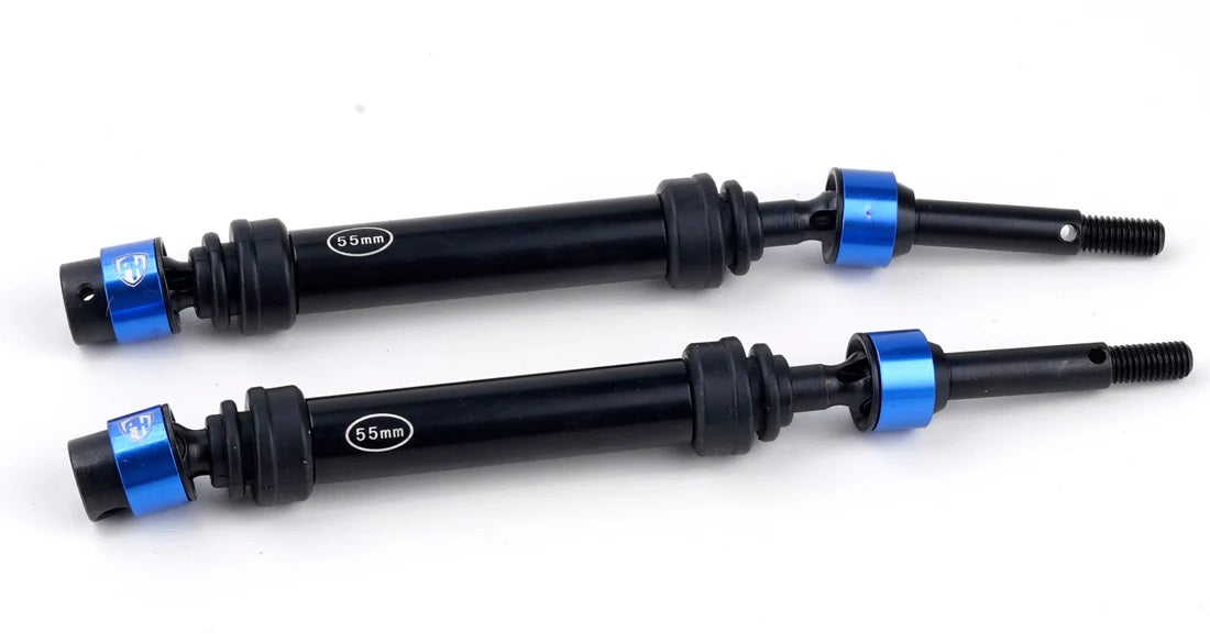 Power Hobby HD Front CVD Splined Axles Driveshafts, 1/10 Losi Rock Rey 6406