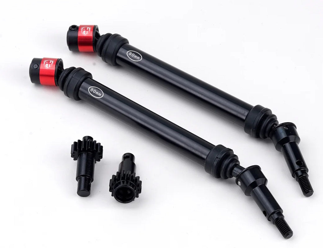 Power Hobby High Performance CVD Long Driveshafts, Front or Rear, 6407