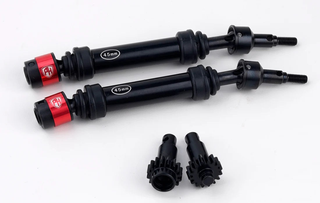 Power Hobby High Performance CVD 45mm Splined Driveshafts, Arrma 3S 6408