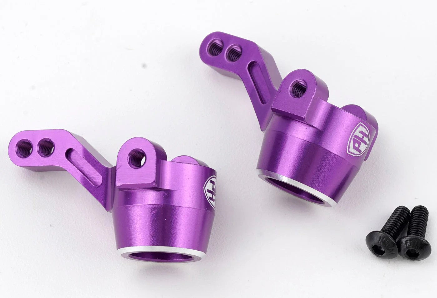 Power Hobby Aluminum Front Steering Knuckles Purple, HPI RS4 Sport 6415PURPLE