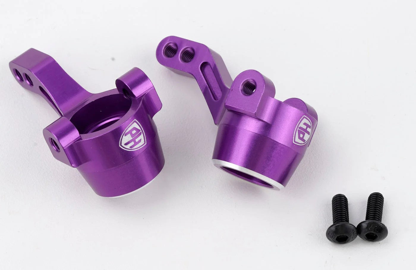 Power Hobby Aluminum Front Steering Knuckles Purple, HPI RS4 Sport 6415PURPLE