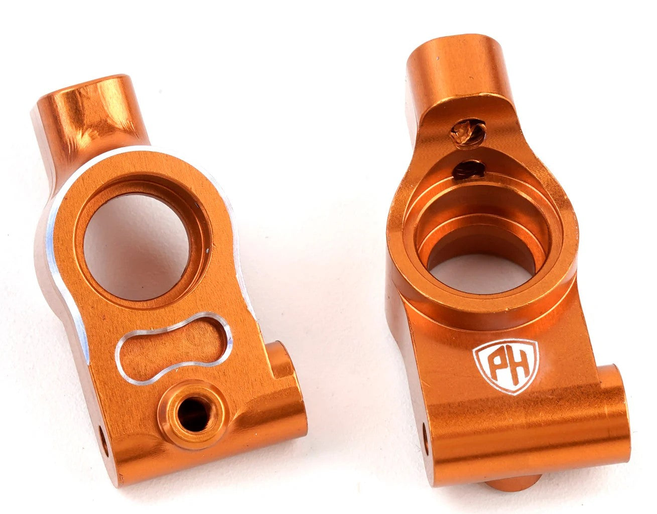 Power Hobby Aluminum Rear Hub Knuckle Arms Orange, HPI RS4 Sport3 6416ORANGE