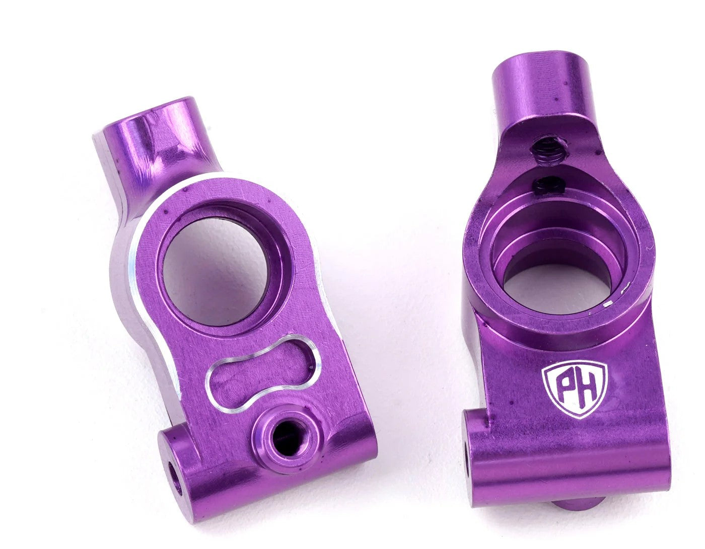 Power Hobby Aluminum Rear Hub Knuckle Arms Purple, HPI RS4 Sport3 6416PURPLE