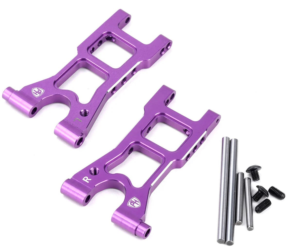 Power Hobby Aluminum Rear Lower Arms Purple, HPI RS4 Sport3 6419PURPLE