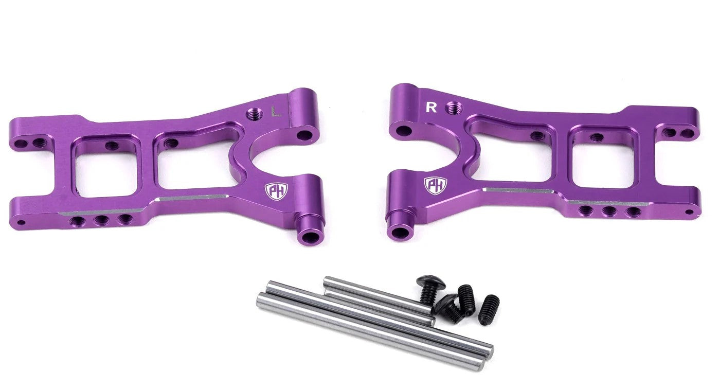 Power Hobby Aluminum Rear Lower Arms Purple, HPI RS4 Sport3 6419PURPLE