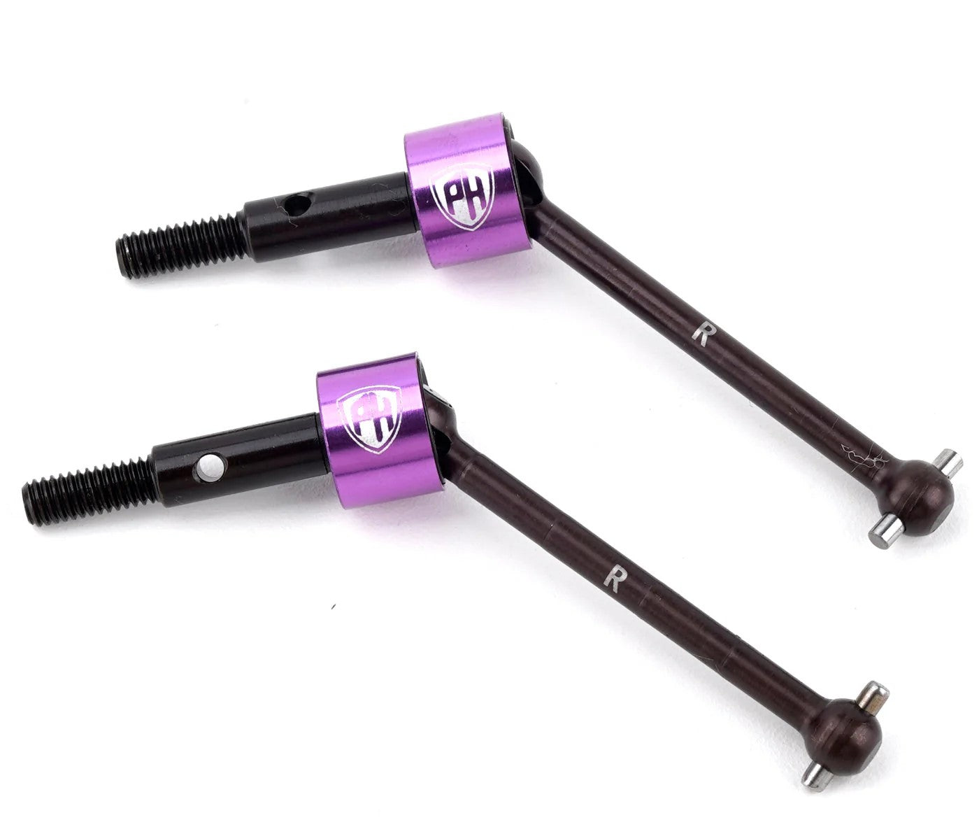 Power Hobby Steel Rear Drive Shafts CVD Purple, HPI RS4 Sport3 6420PURPLE