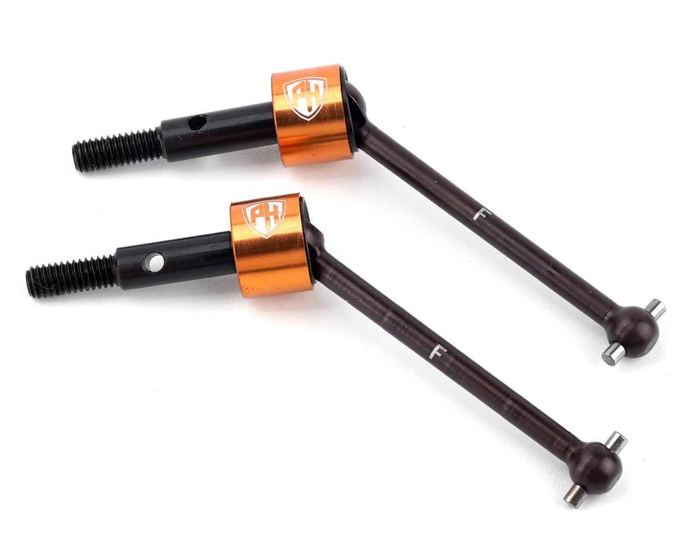 Power Hobby Steel Front Drive Shafts CVD Orange, HPI RS4 Sport3 6421ORANGE