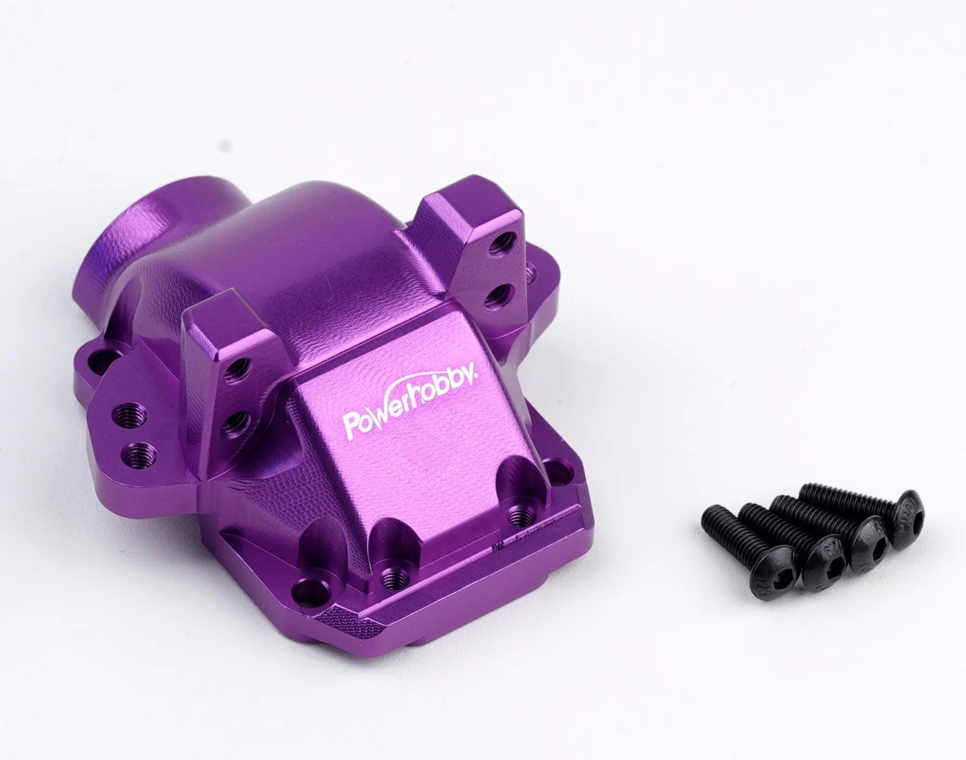 Power Hobby Aluminum Front or Rear Gearbox Housing Cover Purple, HPI RS4 6423PURPLE