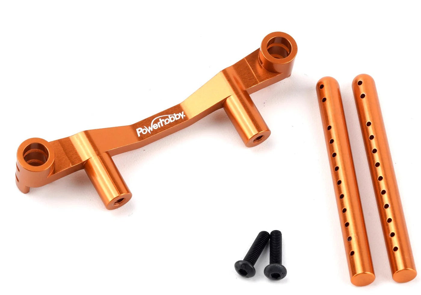 Power Hobby Aluminum Rear Body Post Mount Orange, HPI RS4 Sport3 6425ORANGE