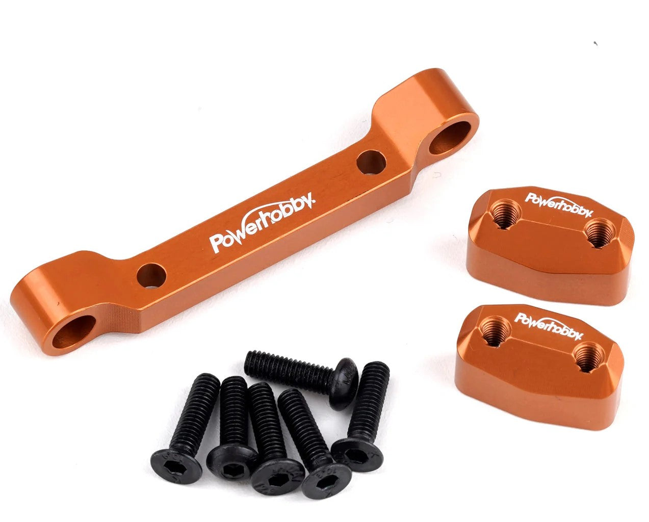 Power Hobby Aluminum Front Pivot Block Orange, HPI RS4 Sport3 6426ORANGE