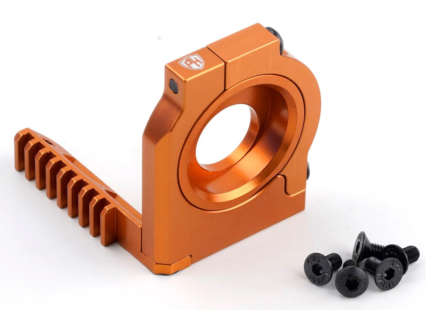 Power Hobby Aluminum Motor Heat Sink Mount Orang, HPI RS4 Sport3 6431ORANGE