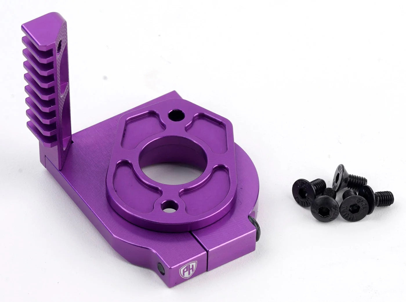 Power Hobby Aluminum Motor Heat Sink Mount Purple, HPI RS4 Sport3 6431PURPLE