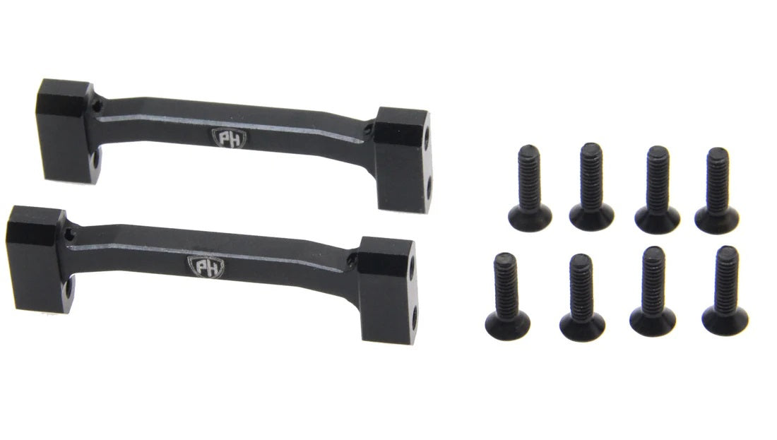 Power Hobby Aluminum Crossbar Shock Mount, Black, for Losi Mini LMT 6501BLACK