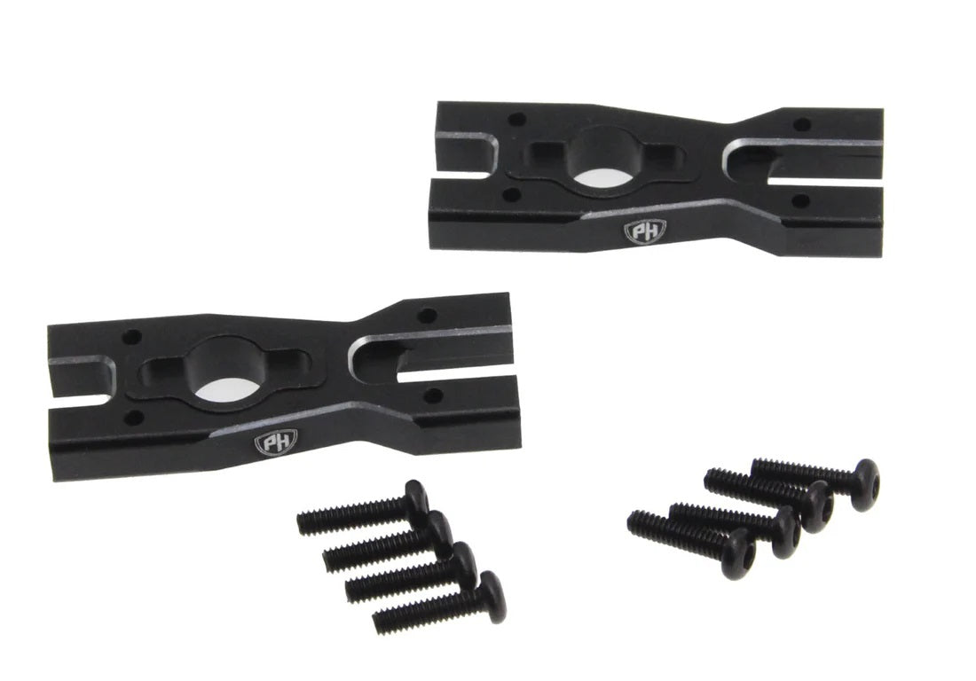 Power Hobby Aluminum Body Mount Cross Bar, Black, for Losi Mini LMT 6503BLACK