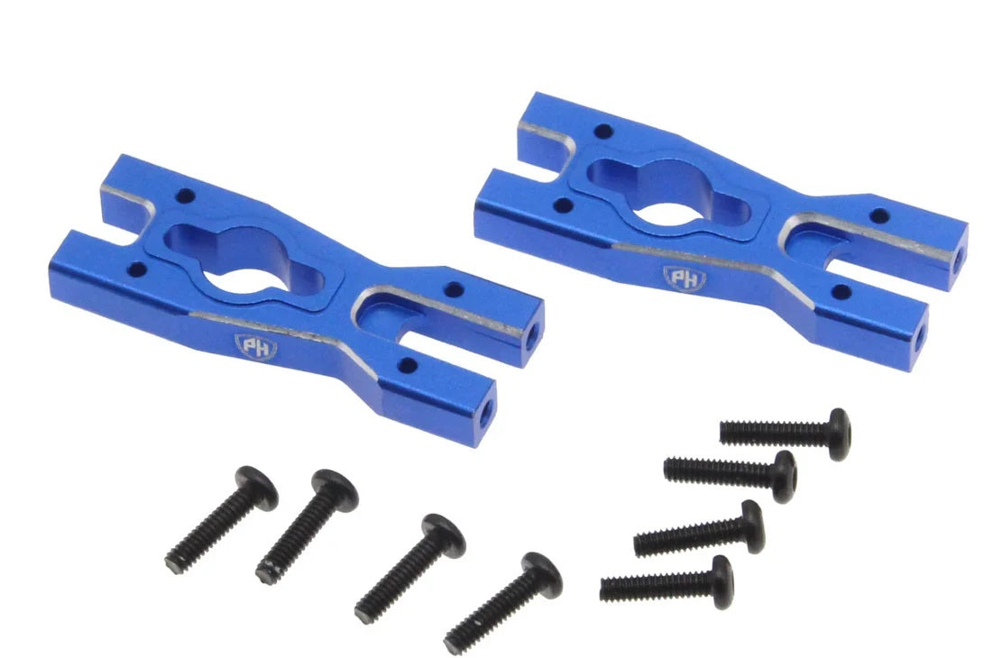 Power Hobby Aluminum Body Mount Cross Bar, Blue, for Losi Mini LMT 6503BLUE