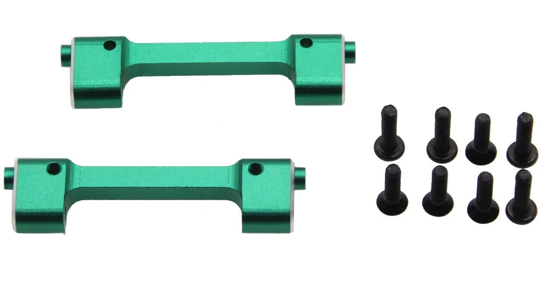 Power Hobby Aluminum Crossbar Top Center, Green, for Losi Mini LMT 6506GREEN