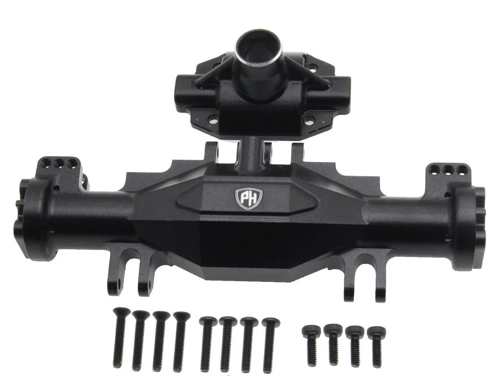 Power Hobby Aluminum Front or Rear Axle Housing Set, Black, for Losi 6507BLACK