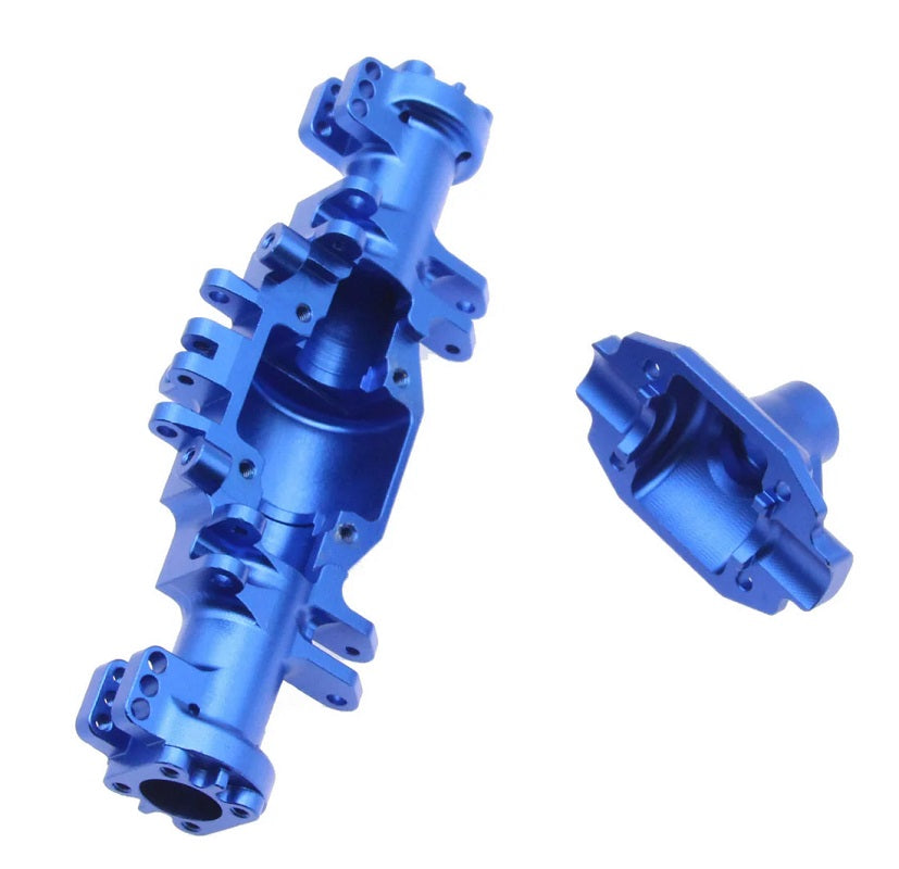 Power Hobby Aluminum Front or Rear Axle Housing Set, Blue, for Losi 6507BLUE