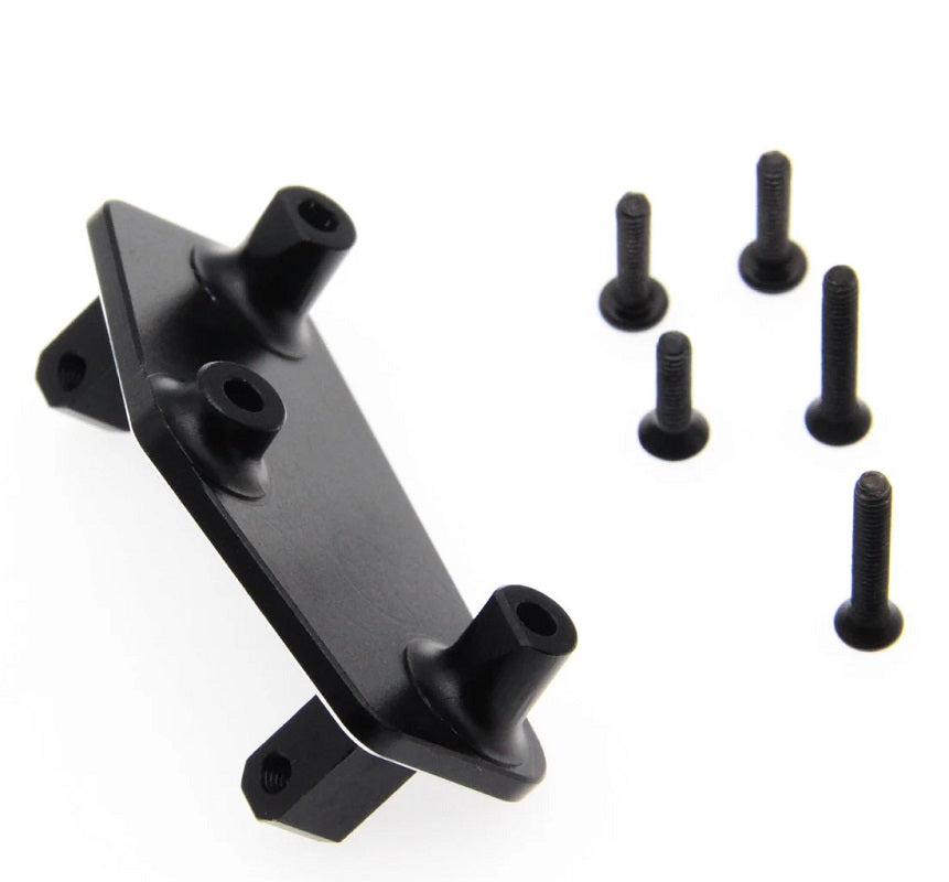 Power Hobby Aluminum Upper 4-Link Mount Black for Losi Mini LMT 6509BLACK