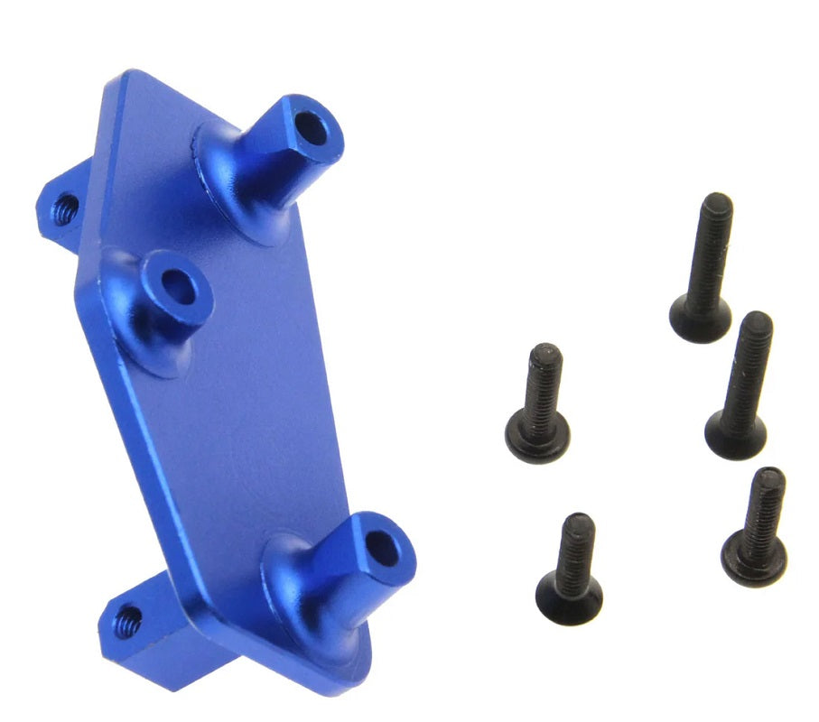 Power Hobby Aluminum Upper 4-Link Mount Blue for Losi Mini LMT 6509BLUE