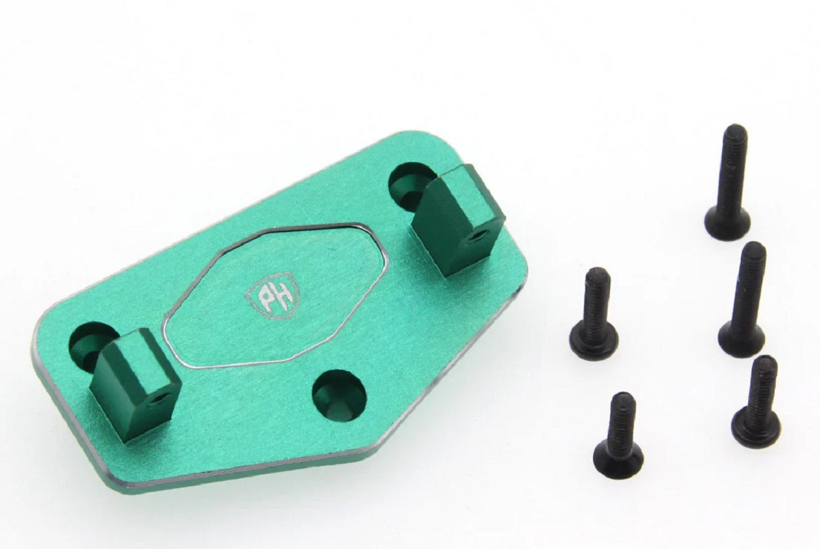 Power Hobby Aluminum Upper 4-Link Mount Green for Losi Mini LMT 6509GREEN