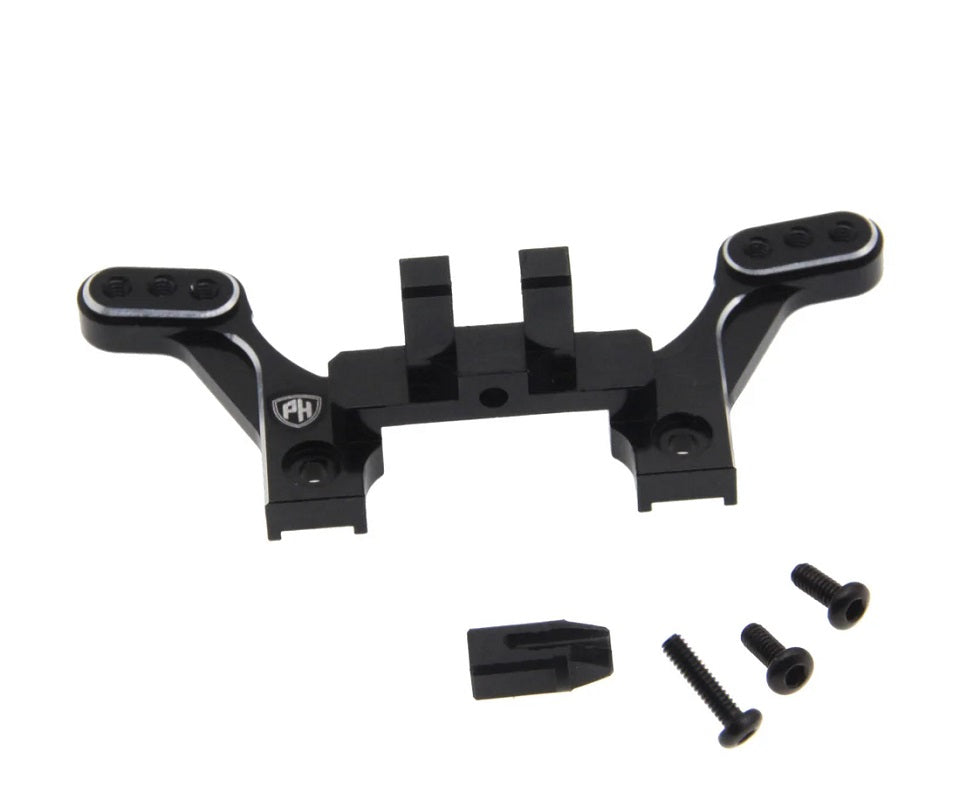 Power Hobby Aluminum Rear Shock Tower, Black, for Kyosho Mini-Z 6520