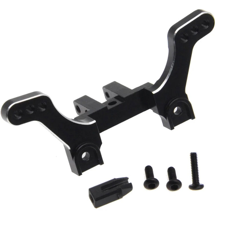 Power Hobby Aluminum Rear Shock Tower, Black, for Kyosho Mini-Z 6520