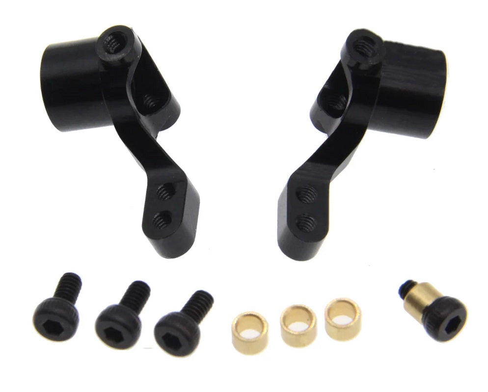 Power Hobby Aluminum Knuckle Arm, Black, for Kyosho Mini-Z MB-010 6521