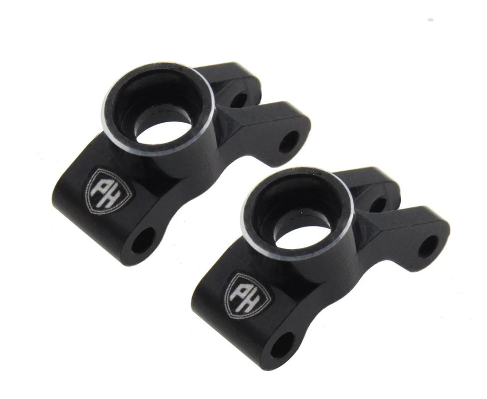 Power Hobby Aluminum Rear Hubs, Black, for Kyosho Mini-Z MB-010 6523