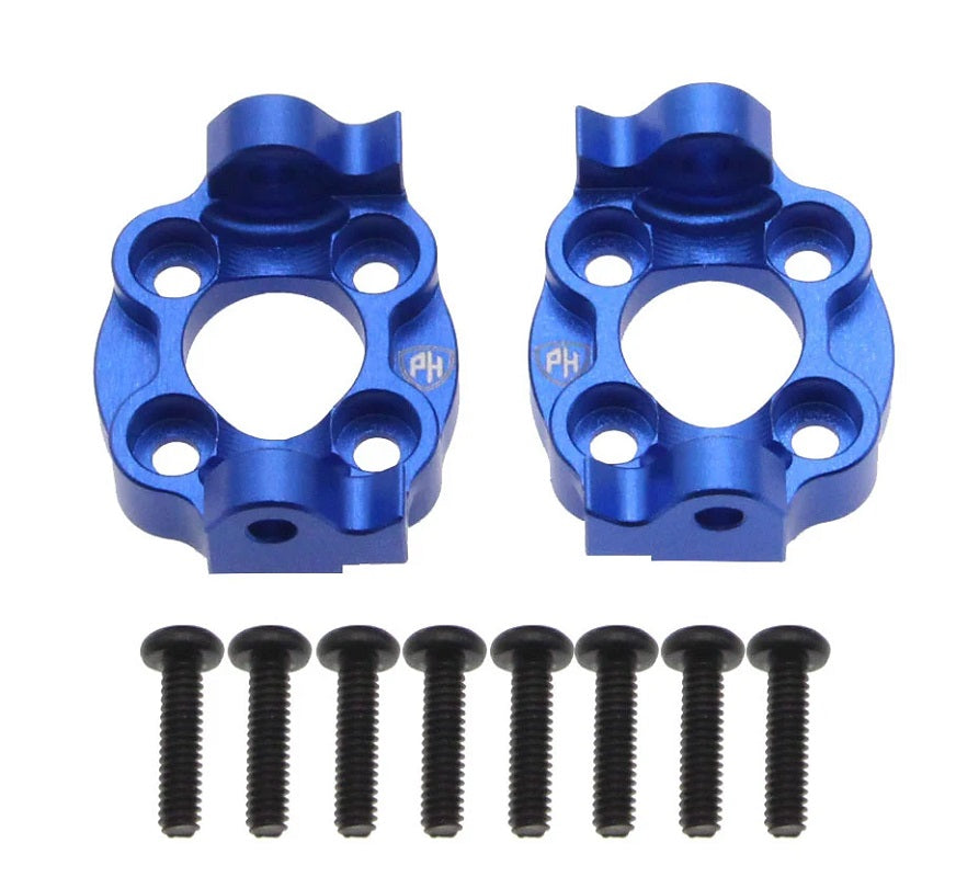 Power Hobby Aluminum Spindle Carrier Set 5deg for Losi Mini LMT 6584BLUE