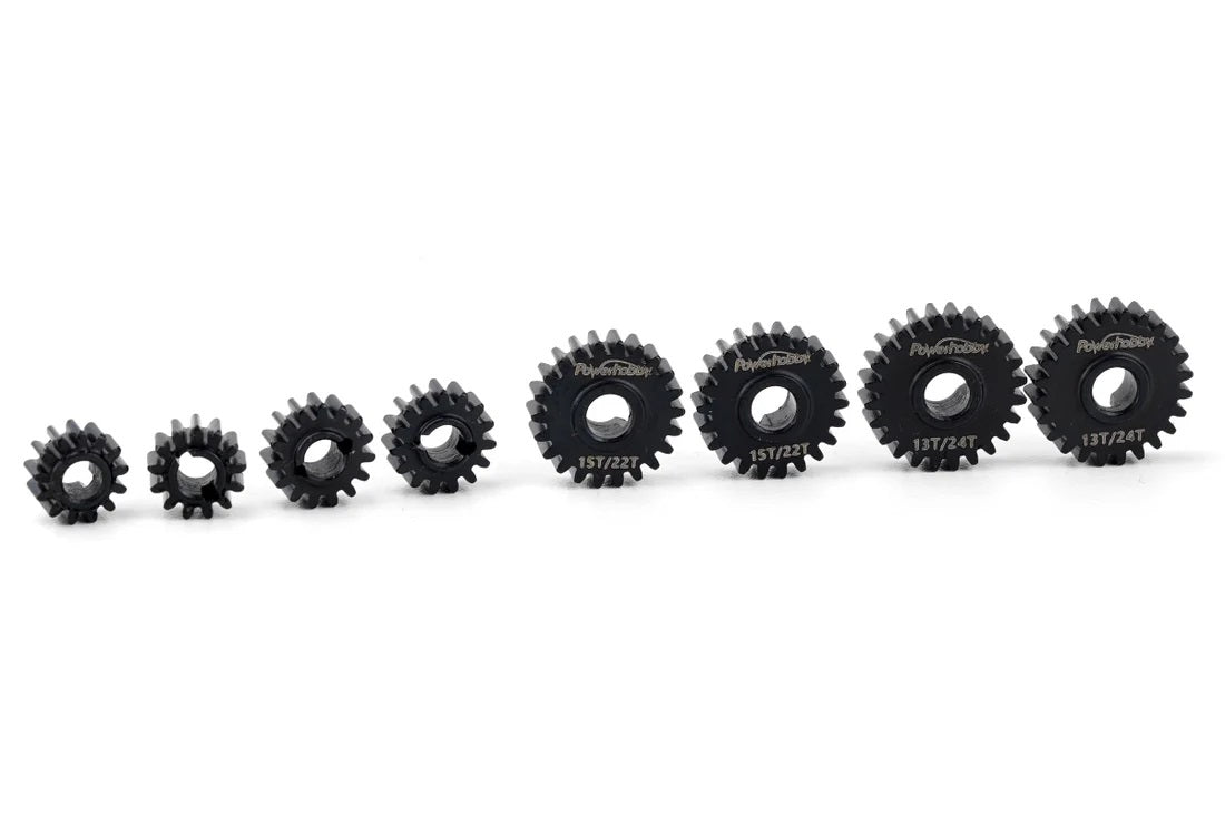 Power Hobby Chromely Steel Overdrive Gears for Redcat Ascent-18 6715