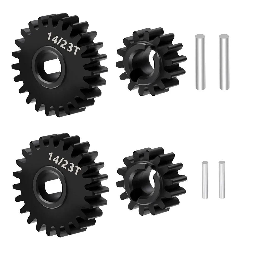 Power Hobby Hardened Steel 14T + 23T Portal Gears Redcat Ascent-18 7009