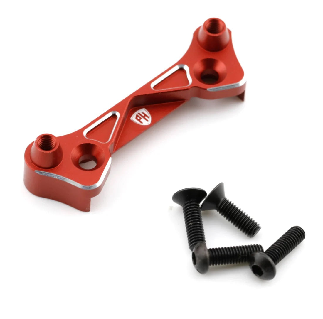 Power Hobby Aluminum Front Shock Tower, Red, for Kyosho 1/10 Fazer Mk2 7055RED