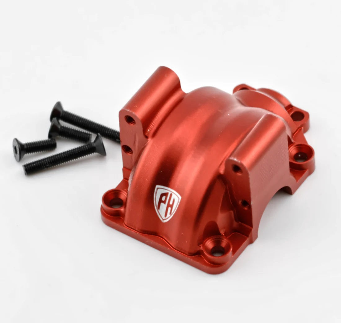 Power Hobby Aluminum Front Gearbox Cover Red Kyosho Fazer / Mad Van VE 7070RED