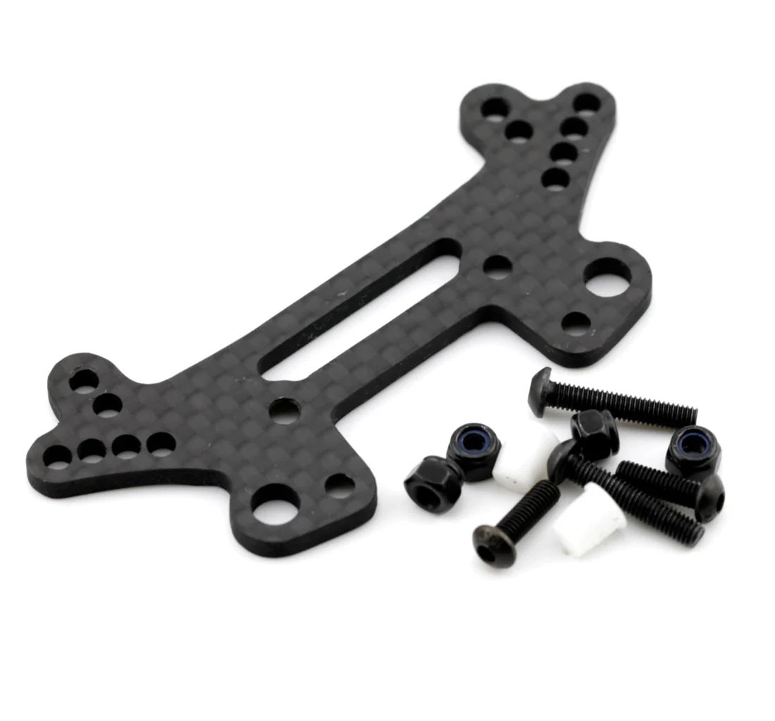 Power Hobby Carbon Fiber Rear Shock Stay, for Kyosho Fazer Mk2 7075