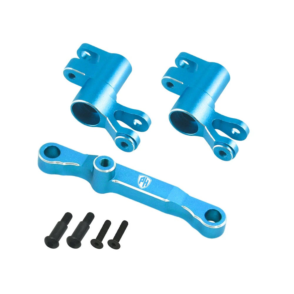 Power Hobby 7075 Aluminum Steering / Bellcrank Blue, for Traxxas 7166BLUE