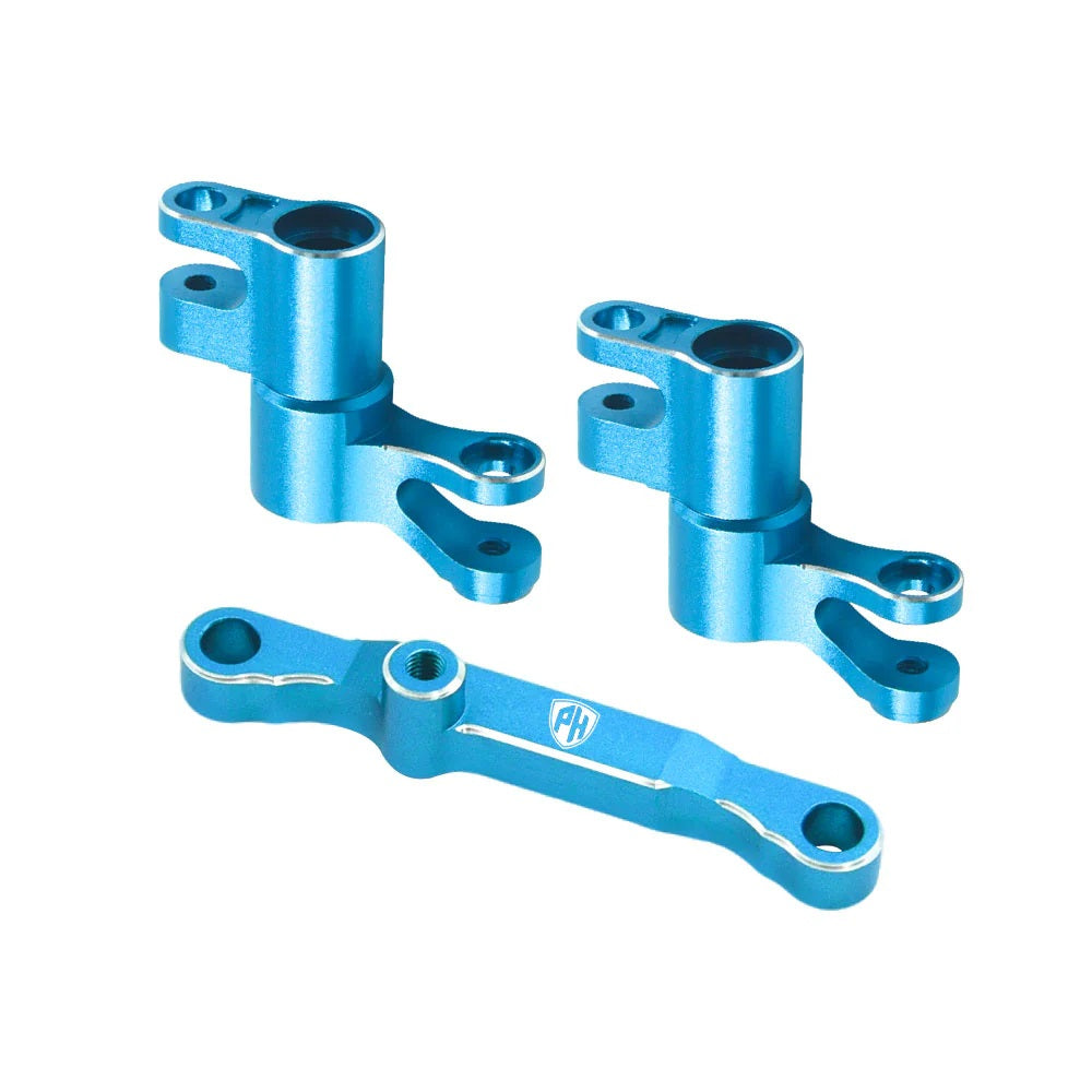Power Hobby 7075 Aluminum Steering / Bellcrank Blue, for Traxxas 7166BLUE