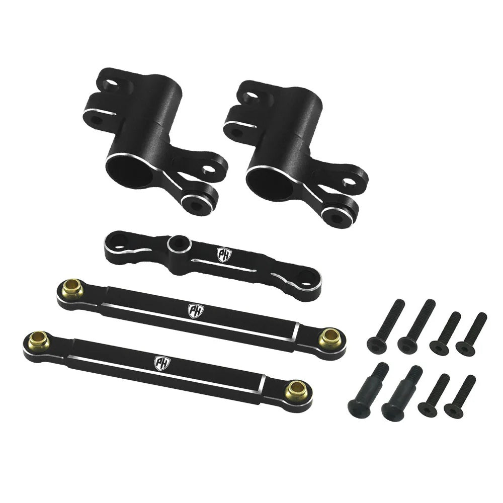 Power Hobby 7075 Aluminum Steering / Bellcrank Set Black, Traxxas 7168BLACK